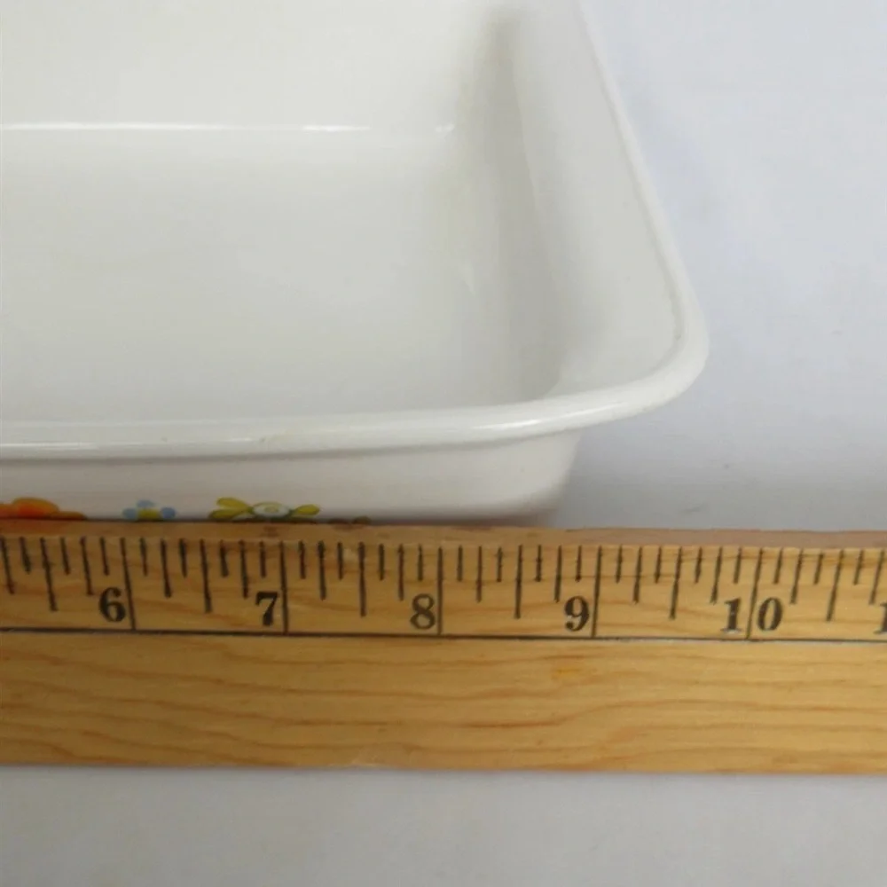 Vintage Corning Ware Wildflower Casserole Dish 8x8x2 P-322